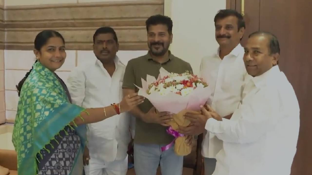 Four BRS MLAs meet Chief Minister Revanth Reddy