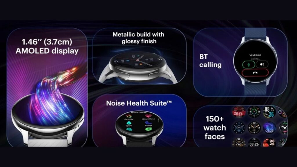 Noise Vortex Plus Smart watch: New watch that detects heart function