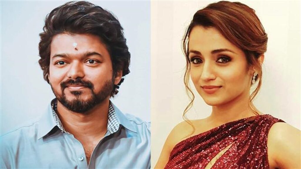 Trisha who is being tortured by Vijay