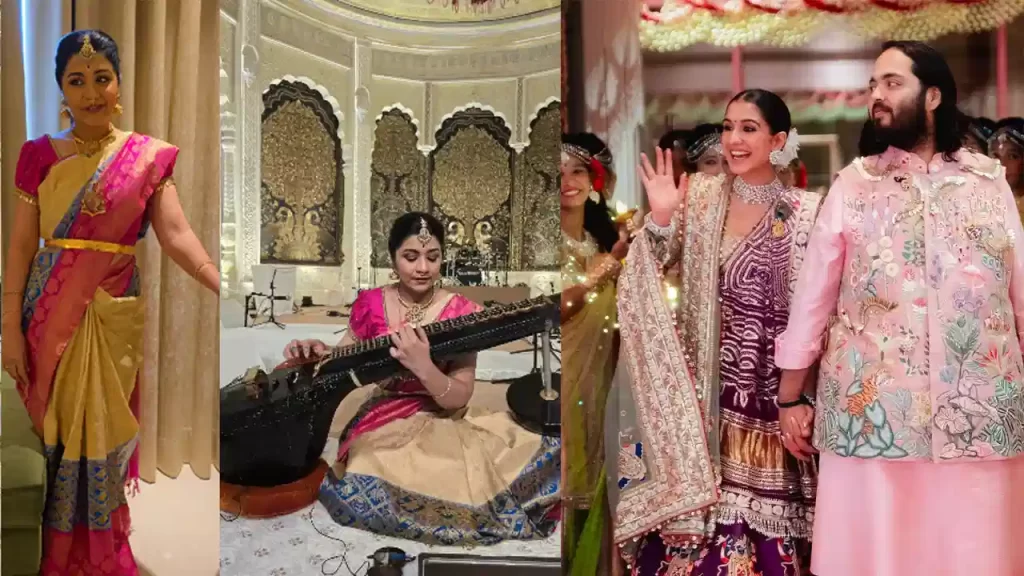 Veena Srivani at Anant Ambani Marriage