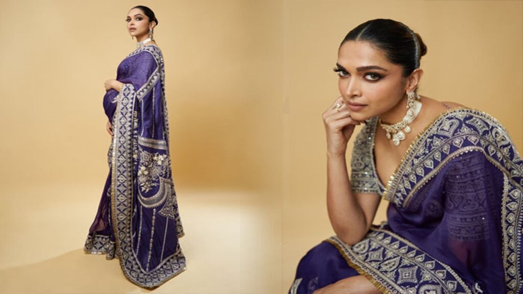 Deepika Padukone saree is very luxurious