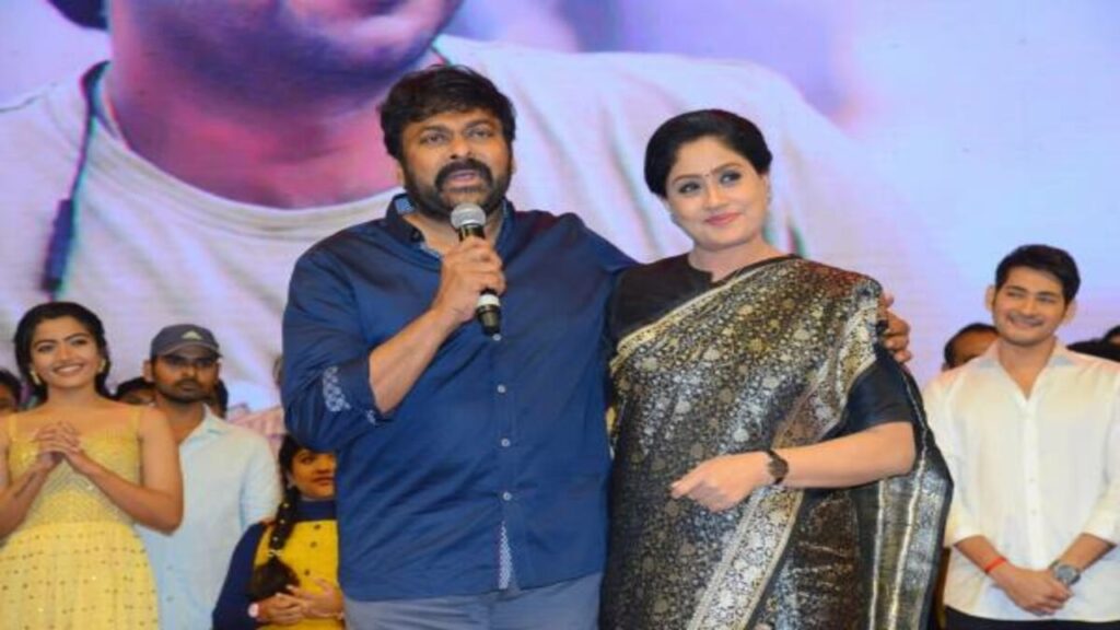  Vijayashanti fire on Chiranjeevi