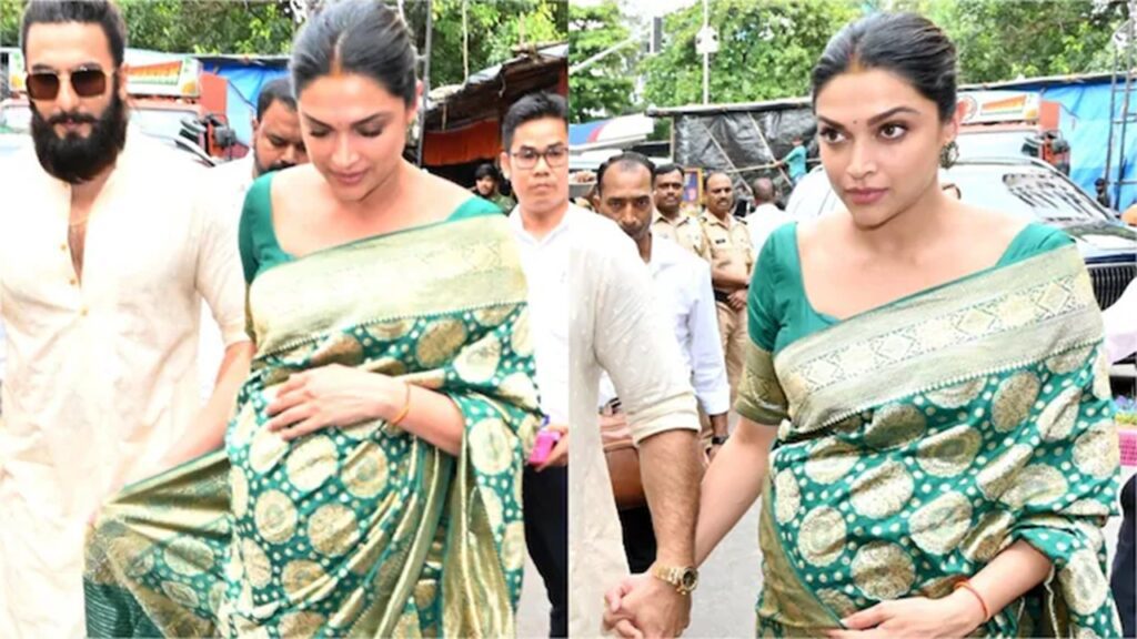 The secret behind Deepika Padukone green Banaras saree before delivery