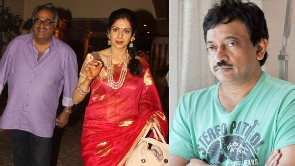 What did RGV do on the night Sridevi married Boney Kapoor