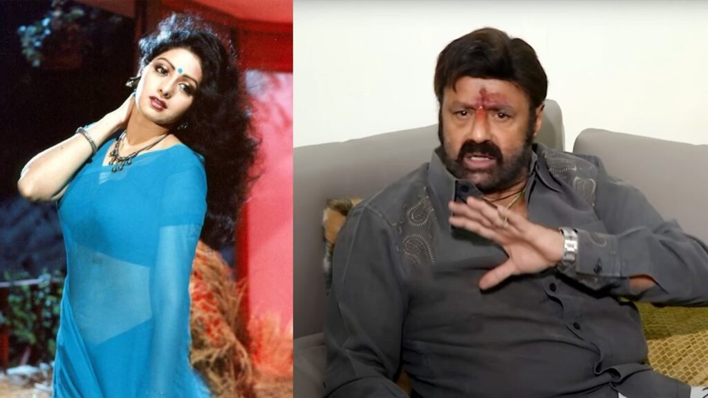 Balakrishna: Did I remove Sridevi from the film because I didn't need it