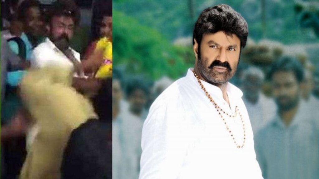 Balakrishna spit on the star actor face