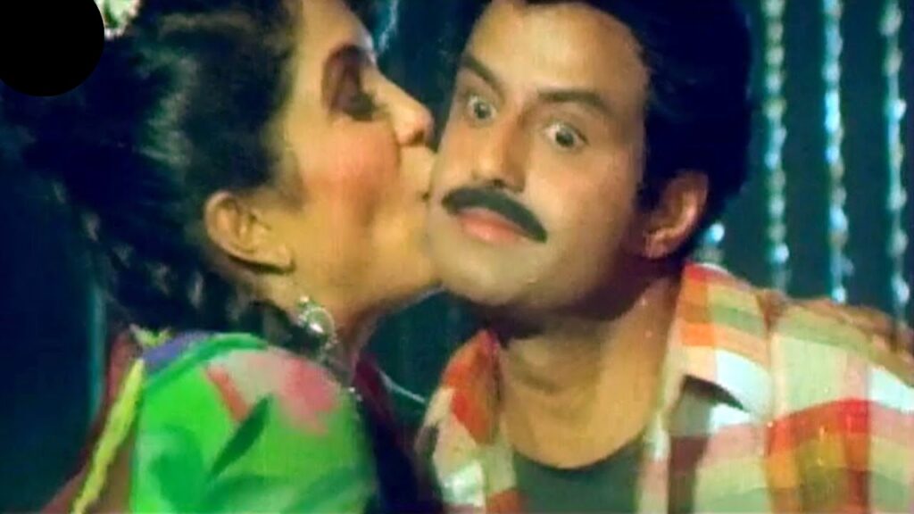  The heroine who held Balakrishna and kissed him in front of his wife