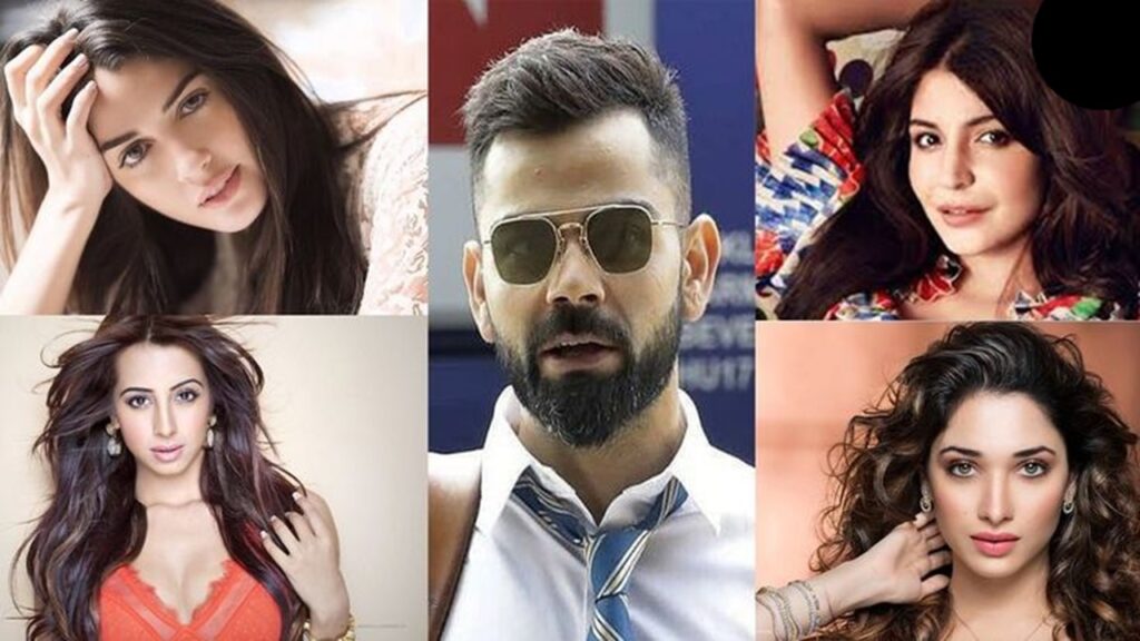  Kohli love with 4 heroines