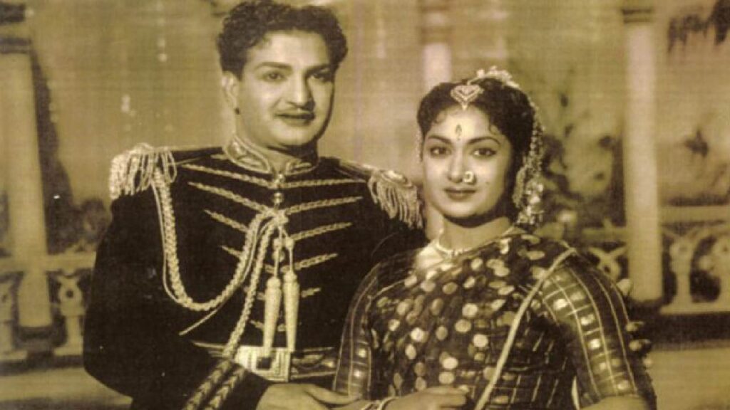 Sr.NTR took Savitri to a new house and that work.