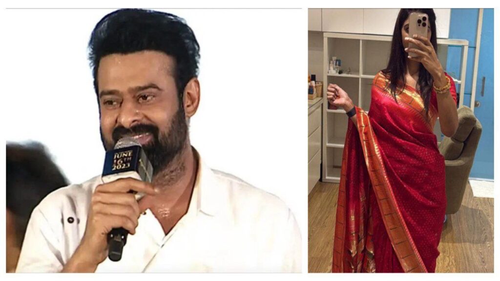 The star hero wife who cried after seeing Prabhas 