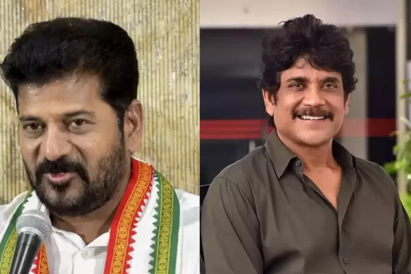 Tollywood meeting with Revanth Reddy Nagarjuna suddenly shocked