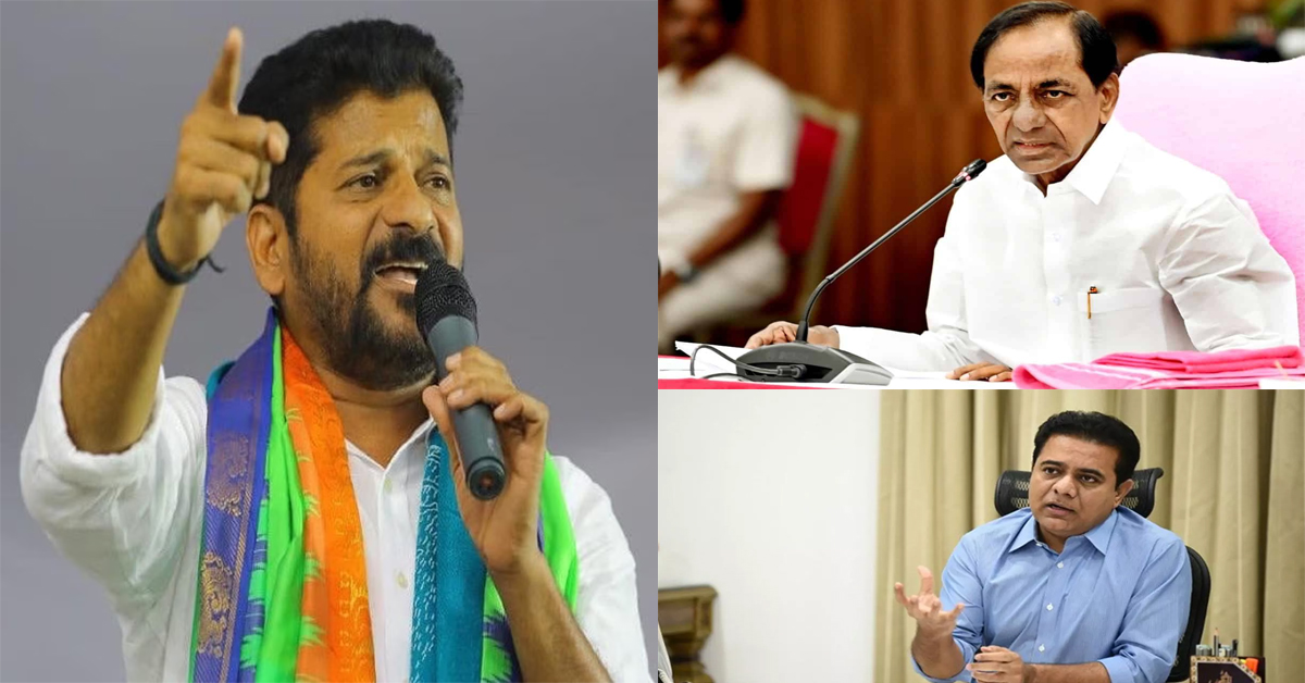 revanth reddy comments on kcr ktr