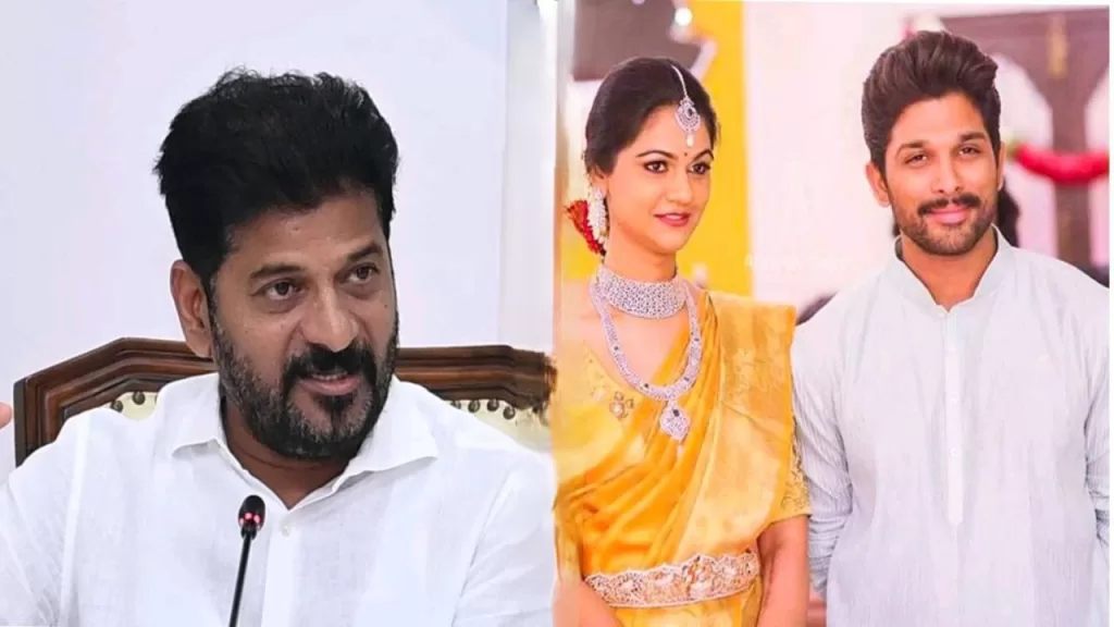 The relationship between Allu Arjun wife and Revanth Reddy