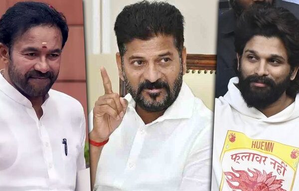 Telangana One justice for Allu Arjun Another justice for Kishan Reddy