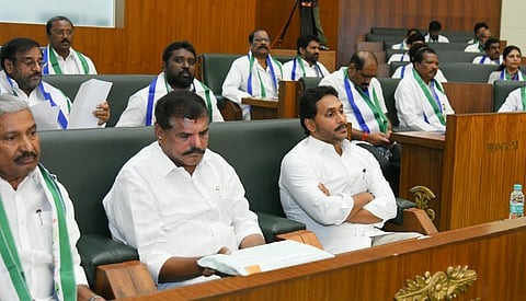 YS Jagan Walks Out of AP Assembly