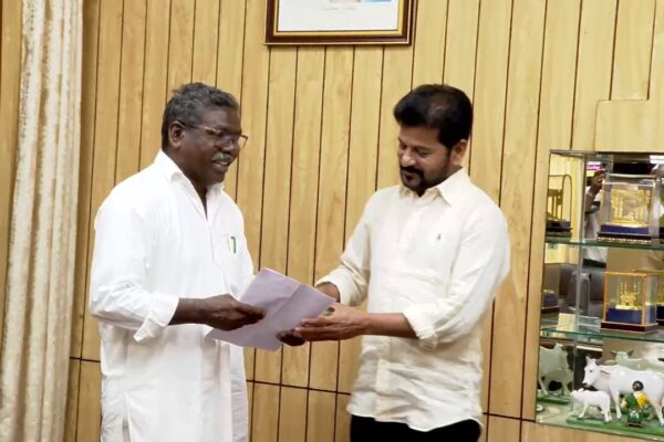 Telangana State CM Revanth Reddy summoned Gummadi Narsayya and met him