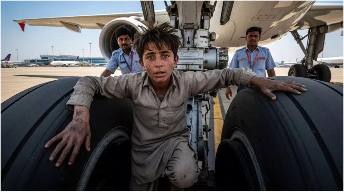 13-year-old Afghan boy hides in plane's landing gear for 2 hours, lands in Delhi