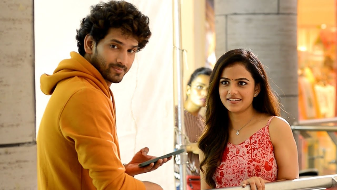Baby hero gets caught romancing a Marathi beauty in a pub