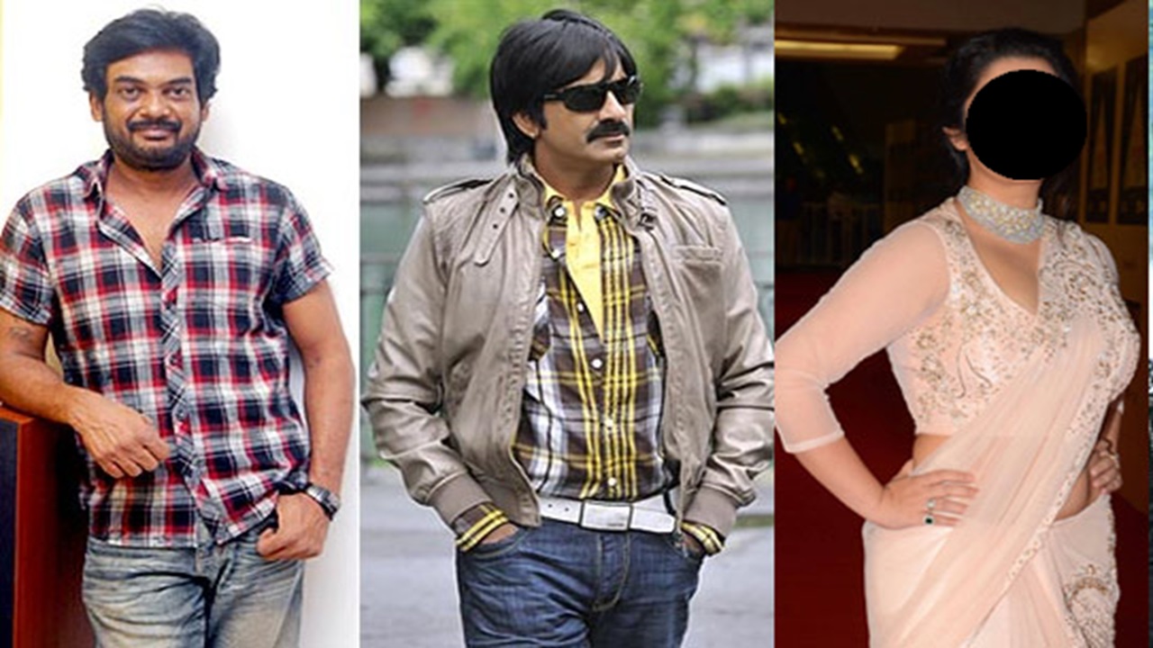 Puri Jagannadh and Ravi Teja touching the feet of that star heroine