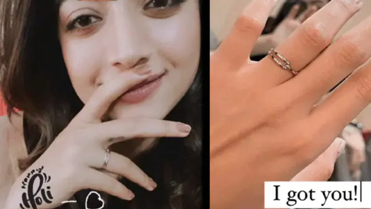 Rashmika Mandanna leaked her engagement