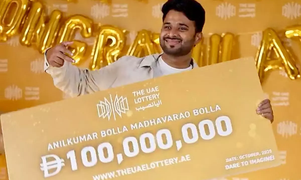 Telugu youth wins Rs 240 crore lottery in UAE