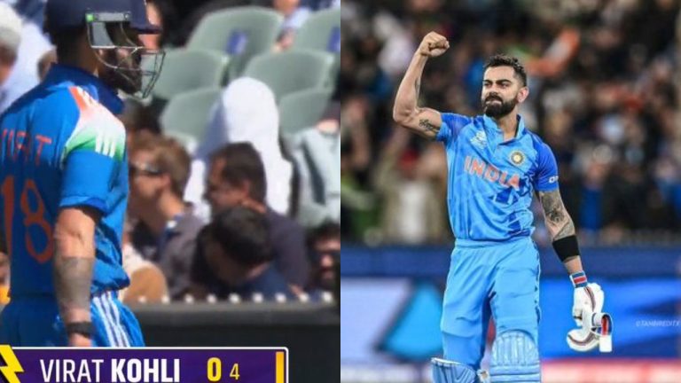 Virat Kohli gets out for a duck again