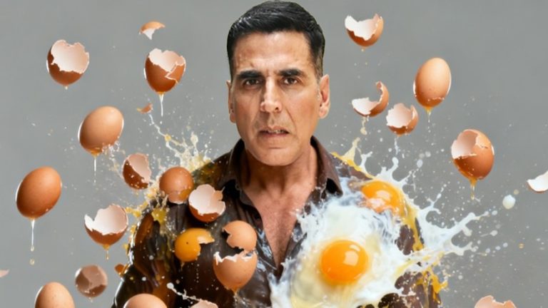 Girls attacked Akshay Kumar with 100 eggs