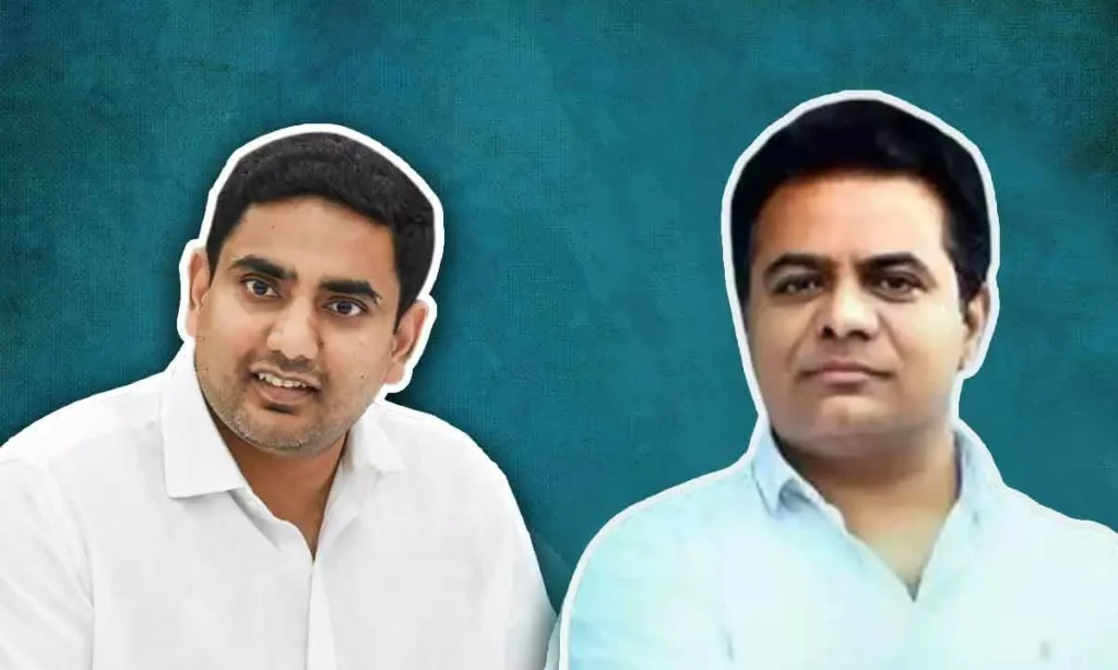 Dallas Has Nara Lokesh lost his dignity in front of KTR
