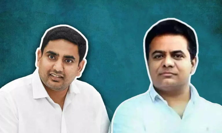 Dallas Has Nara Lokesh lost his dignity in front of KTR