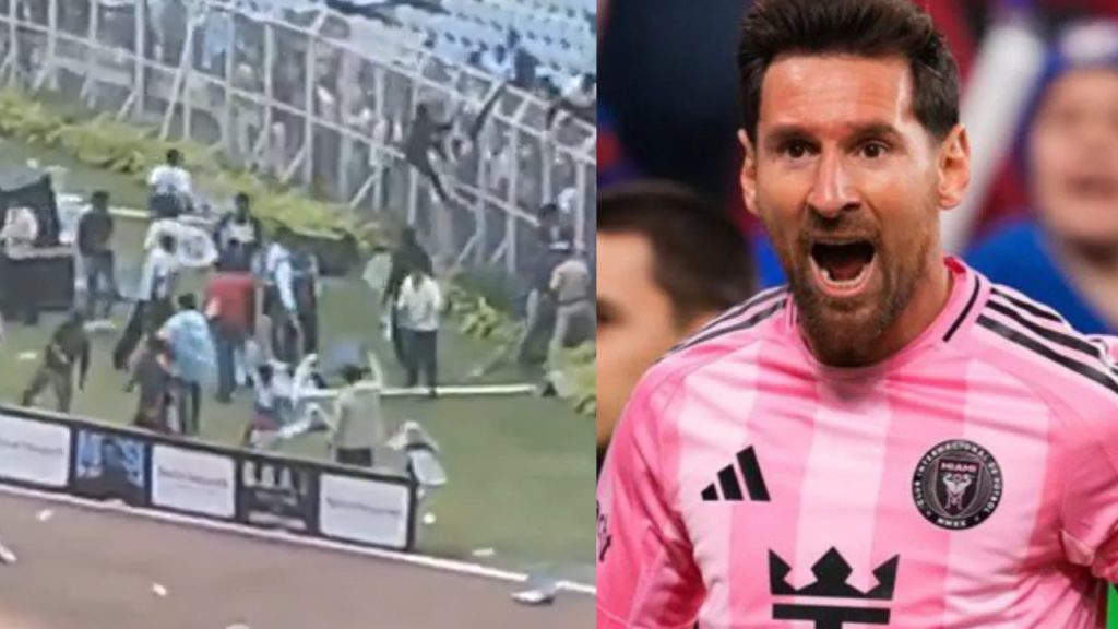 Lionel Messi fans riot at Kolkata Salt Lake Stadium