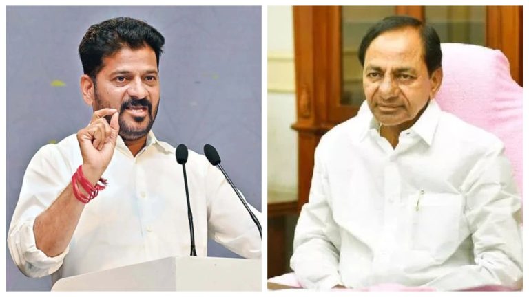 Revanth Reddy KCR Handshake Viral Video