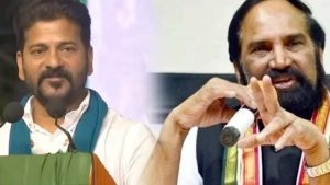 Revanth VS Uttam over live presentation