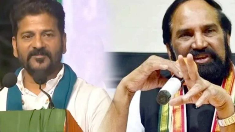 Revanth VS Uttam over live presentation