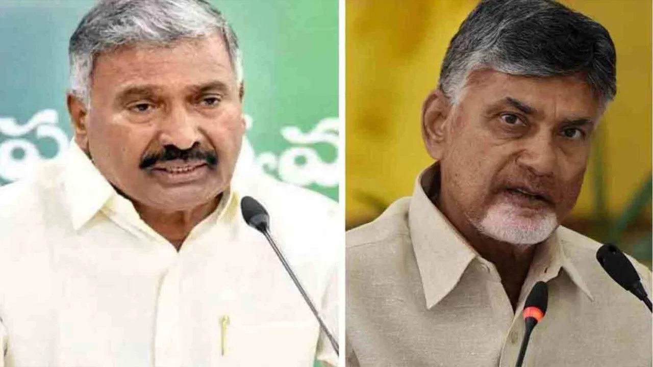 Peddireddy vs chandrababu