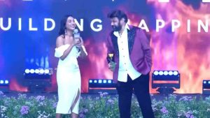 Anchor Proposed To Balayya With Rose Flower