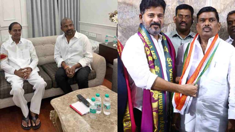Mla Gudem Mahipal Reddy revanth brother met KCR