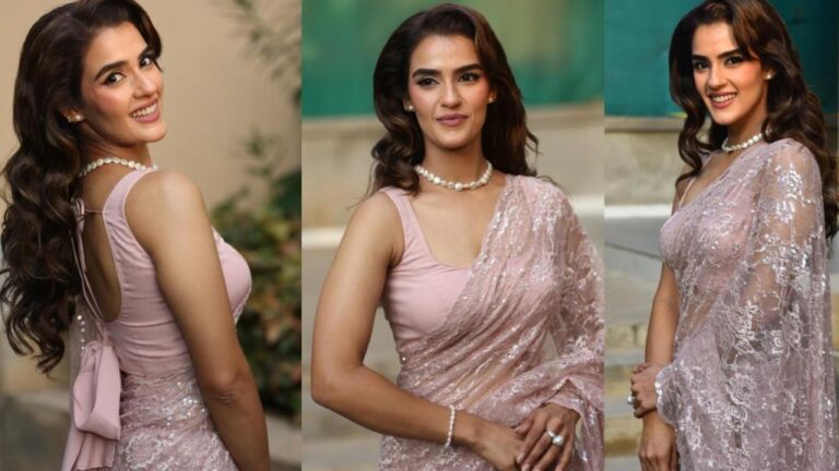 Kavya Thapar posing for photo