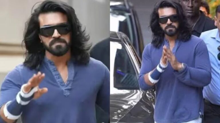 Ram Charan posing for photo