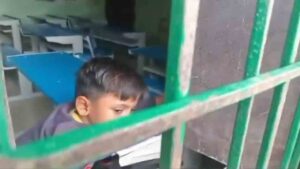 Student locked in classroom