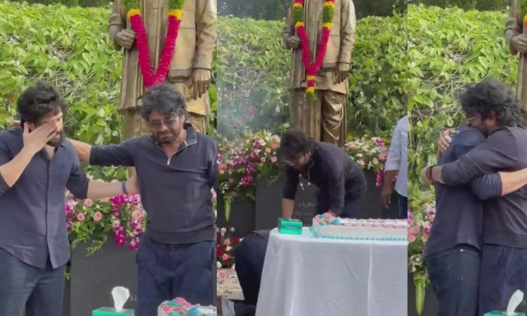 నాగార్జున కాళ్లపై పడి ఏడ్చిన అఖిల్
