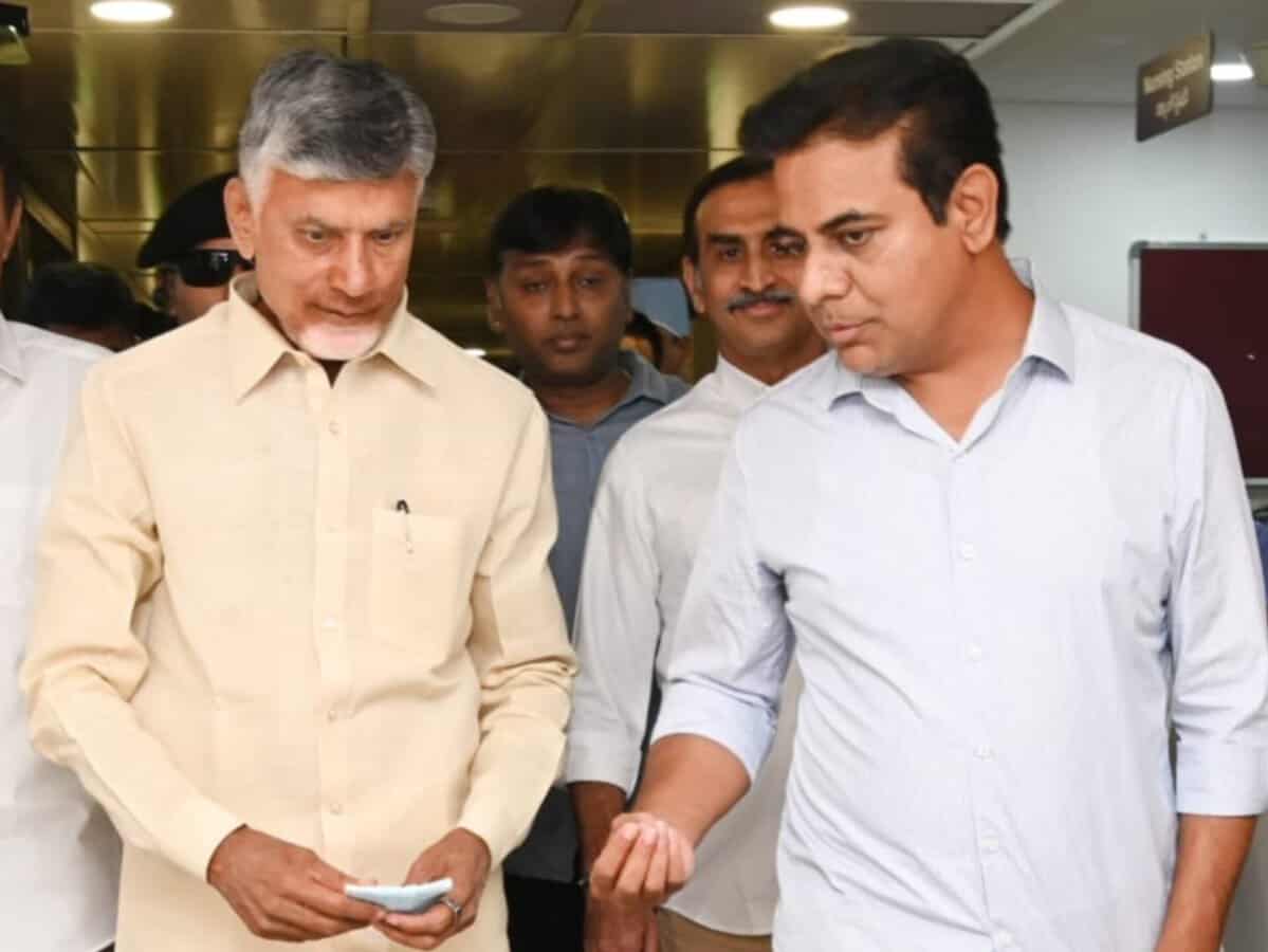 బాబు సర్కారును పొగిడిన కేటీఆర్