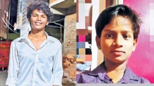బైక్‌ను ఢీ కొట్టిన టిప్పర్‌.. ఇద్దరు విద్యార్థులు మృతి