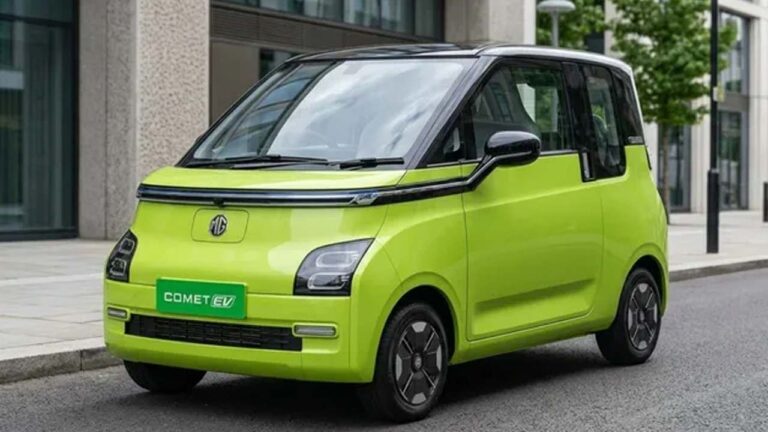 MG Comet EV variant wise price increase