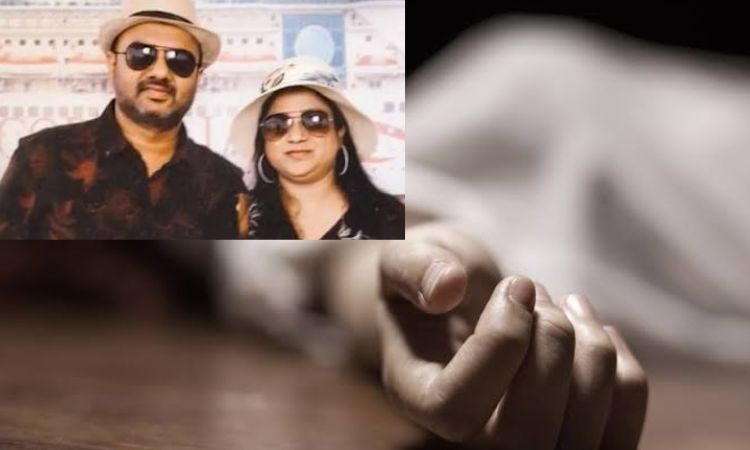 రక్తపు మడుగులో భర్త, కొడుకు.. ఫోన్ చూస్తూ భార్య..