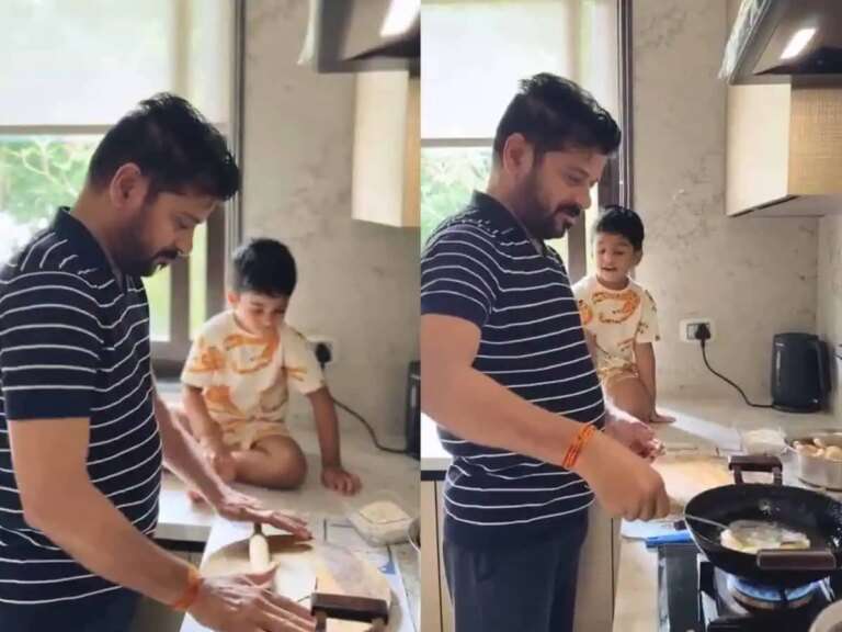 వీడియో: మ‌న‌వ‌డి కోసం పూరీలు చేసిన సీఎం