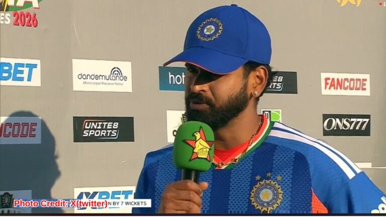 వైభవ్ సూర్యవంశీ కాదు.. అతని వల్లే గెలిచాం: శ్రేయస్ అయ్యర్ | జింబాబ్వేపై 1వ టీ20లో భారత్ విజయం సాధించిన మయాంక్ యాదవ్, వైభవ్ సూర్యవంశీలకు శ్రేయాస్ అయ్యర్ ఘనత అందించారు.
