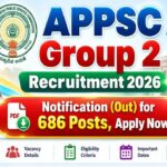 APPSC 686 Vacancies: గ్రూప్ 2 ఉద్యోగాల భర్తీకి గ్రీన్ సిగ్నల్.. అర్హతలు ఇవేనా? appsc-686-vacancies-latest-news-20261020-100021