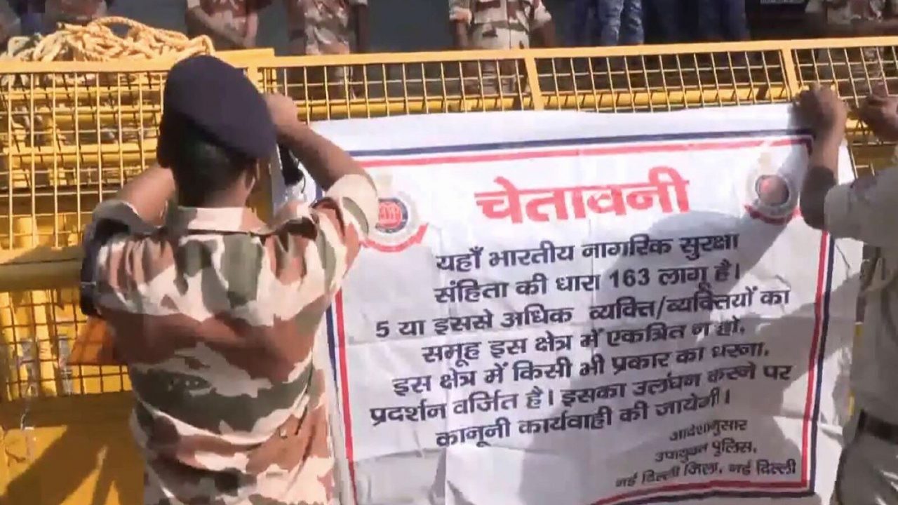 Delhi protests